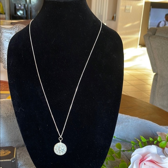 Elegant Silver Pendant Necklace - Picture 1 of 4